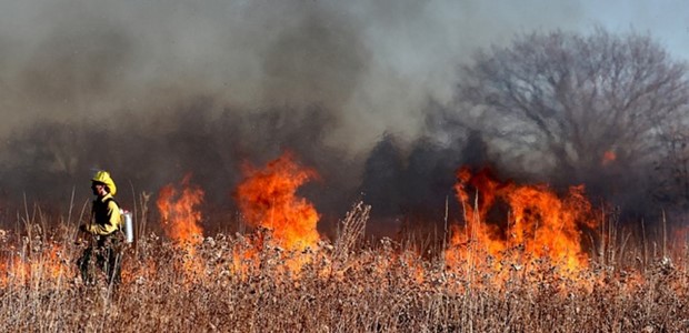 Φωτιά σε αγροτική έκταση στο Δοξαρά